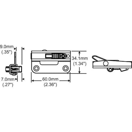 Strybuc LH Angel VentLock Dual Action 50-1353-MBW-LH